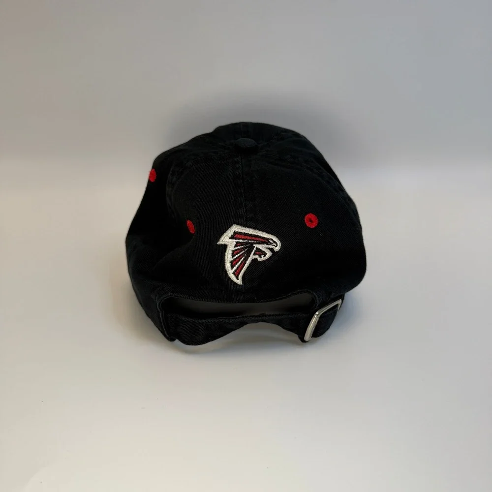 Atlanta Falcons Reebok Black Cotton‎ Adjustable NFL Baseball Hat Mens OSFM